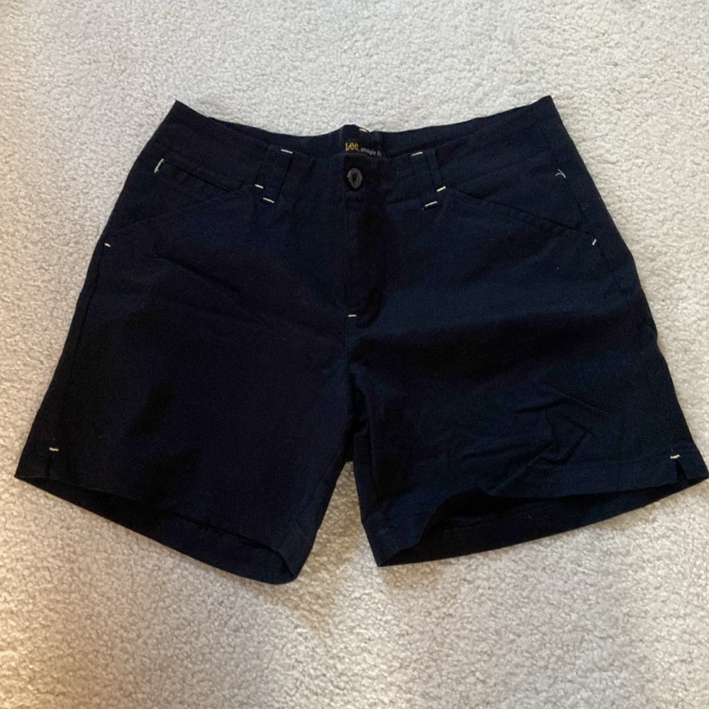 Women’s Black Straight Fit Shorts